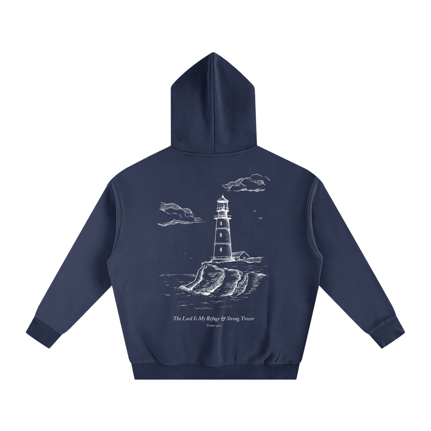 The Lord Is My Refuge Oversized Hoodie