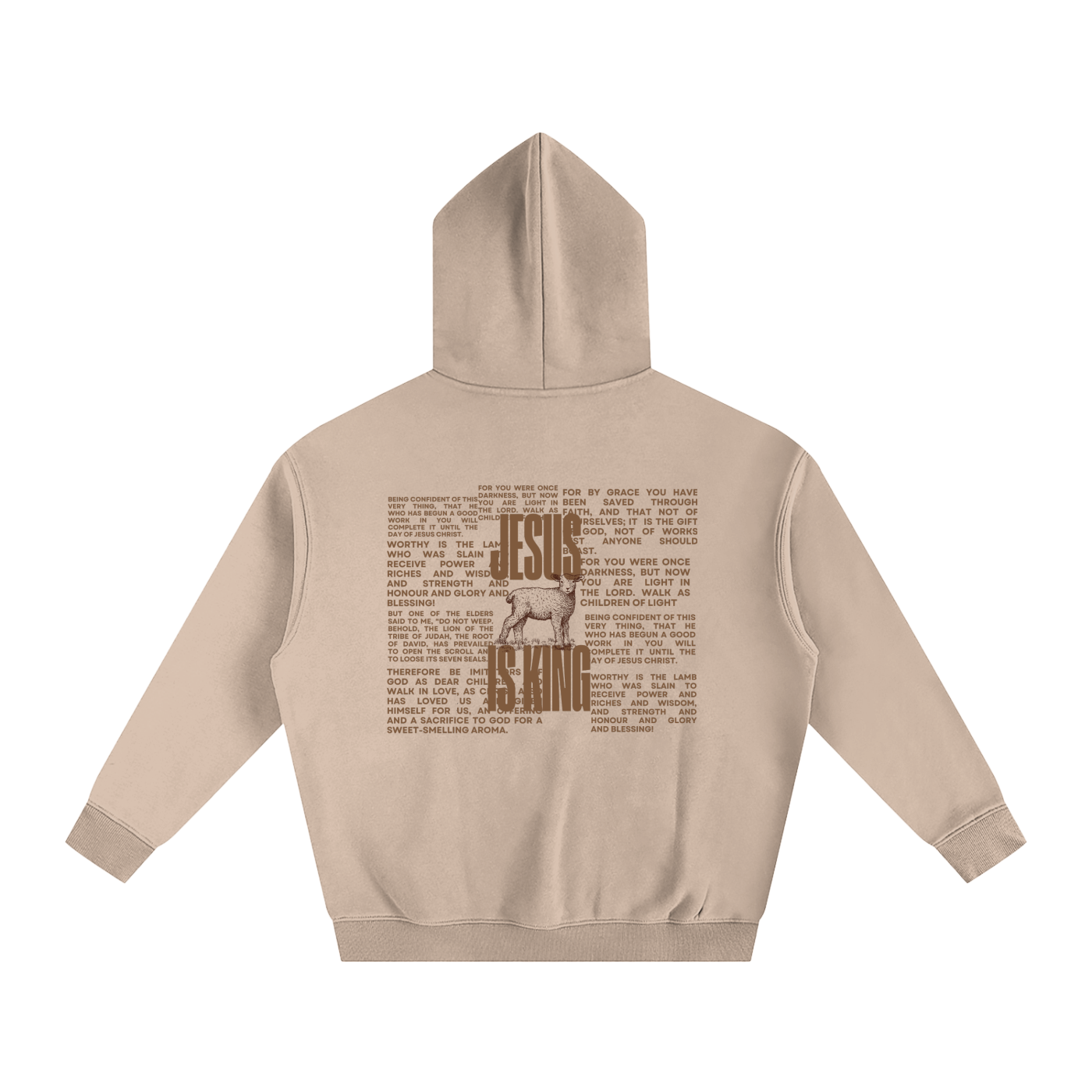 Jesus Is King Oversized Hoodie